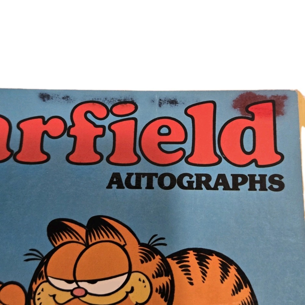 Vintage 1978 Garfield Autograph Book‎  Unused Yellow Pages Jim Davis Collectible - Picture 15 of 16